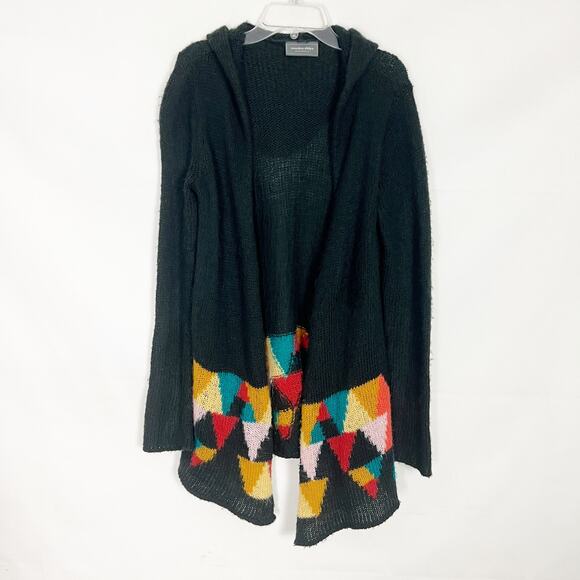 Wooden Ships Wool Mohair Open Front Hooded Cardigan Size XS - Picture 1 of 11
